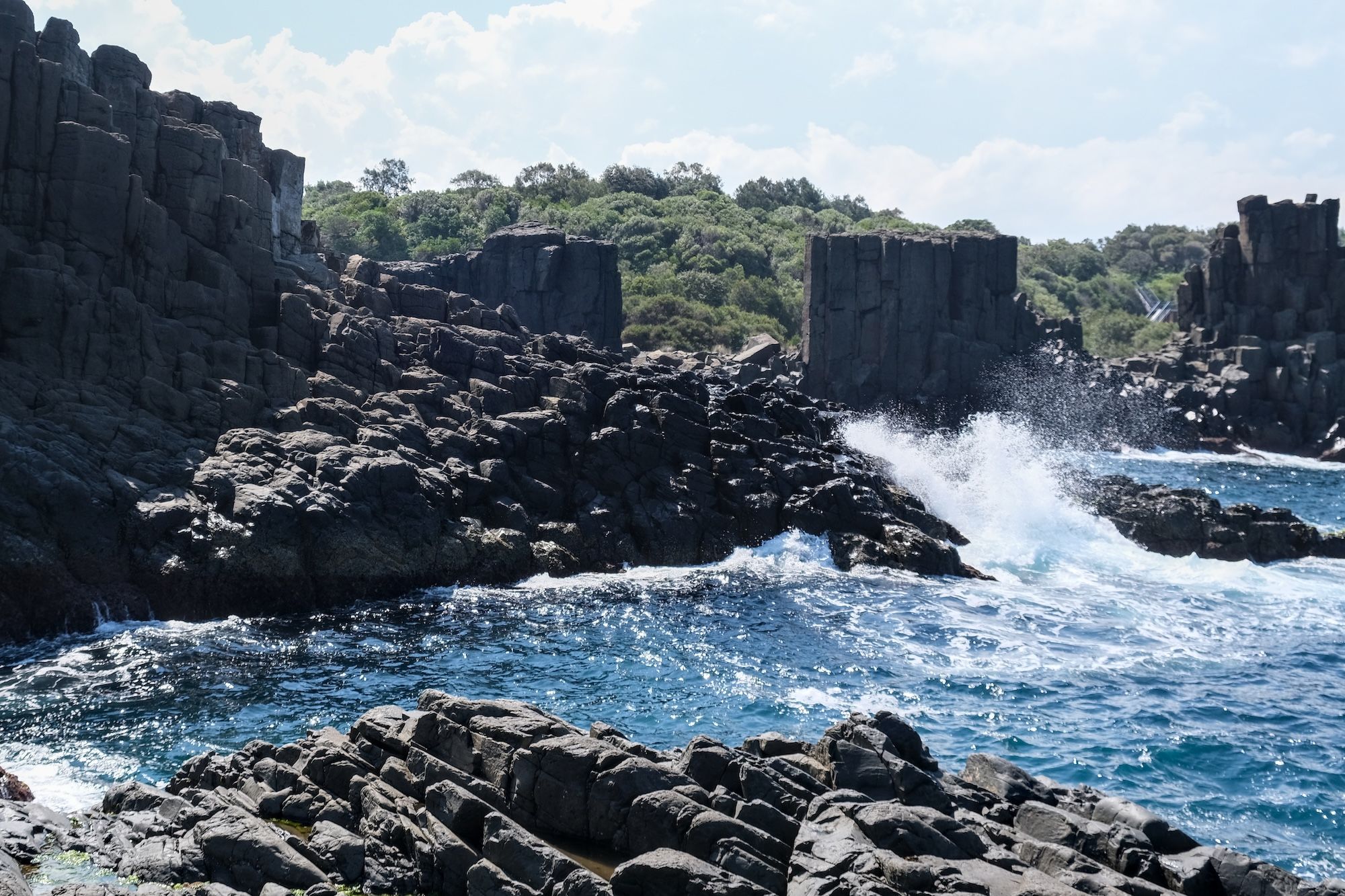 Blowhole Point Kiama rocky coastline